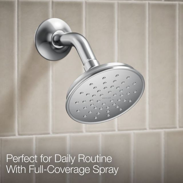 KOHLER® Buckley™ Rite-Temp® Polished Chrome 1.5 GPM Shower Trim Kit with Push-Button Diverter-4