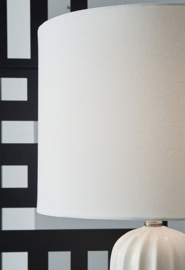 Signature Design by Ashley® Clarkland 2-Piece White Table Lamp Set-2