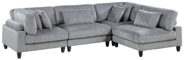 Homelegance® Robstown 4-Piece Gray Modular Sectional-0
