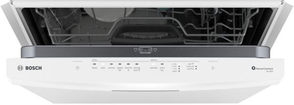 Bosch 300 Series 24" White Top Control Built In Dishwasher - Thumbnail 2