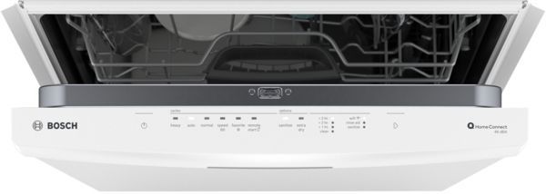 Bosch® 300 Series 24" White Top Control Built-In Dishwasher-3