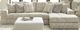 Albany Industries 2-Piece Galactic Parchment Right-Arm Facing Chaise Sectional-0