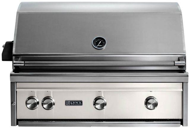 LYNX® Professional 3-Burner Glacier Built-In Natural Gas Grill with Rotisserie-0