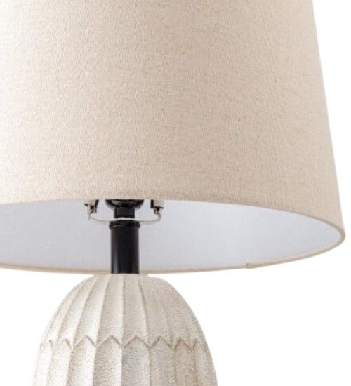 Surya Sines White Table Lamp-1