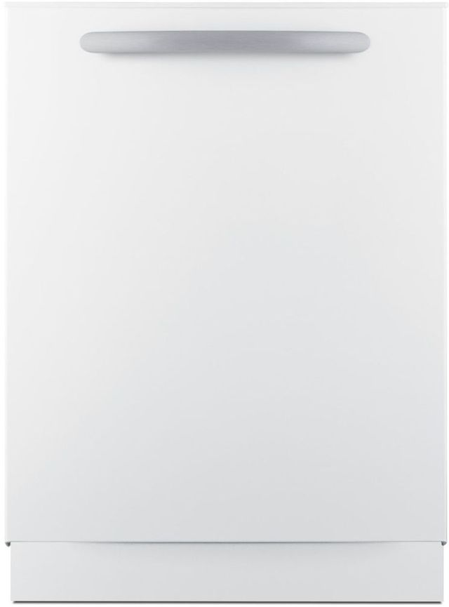 Summit® 24" White Top Control Built In Dishwasher-0