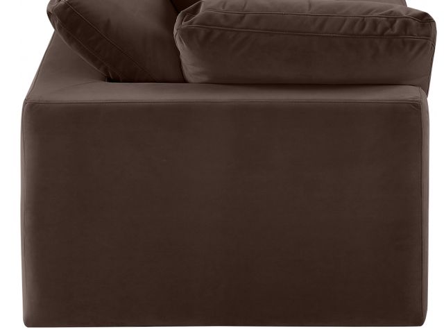 Meridian Furniture Comfy 2-Piece Brown Velvet Modular Sofa-2