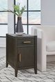 Null Furniture Manhattan Espresso Chairside Cabinet-2