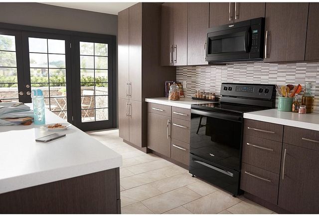 Whirlpool® 30" 1.9 Cu. Ft. Black Over the Range Microwave-4