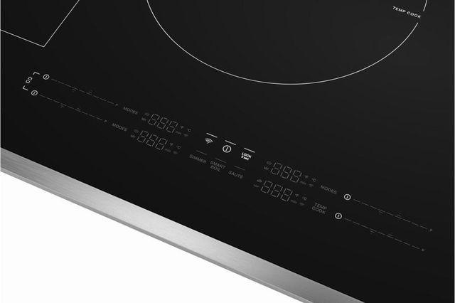Whirlpool® 30" Stainless Steel Intelligent Induction Cooktop with Temp Cook™ Technology and WipeClean™ Coating-4