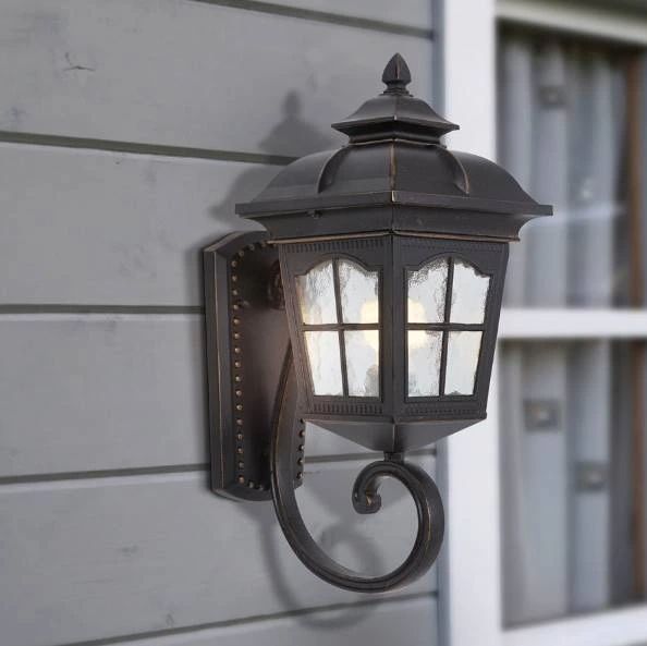 YHD Amelia Oil Rubbed Bronze 1-Light Exterior Wall Lighting-1