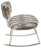 Michael Amini® A La Carte Brushed Silver/Moondust Rocker-2