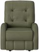 Flexsteel® Customizable Devon 34" Leather Power Rocking Recliner-4