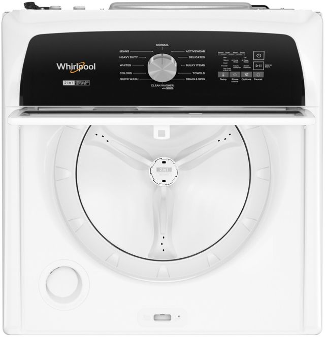 Whirlpool® 5.4 Cu. Ft. White Removable Agitator Top Load Washer-5