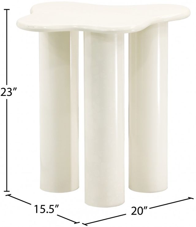 Meridian Furniture Romaine Cream End Table-3