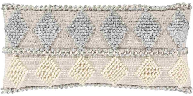 Surya Anders Khaki 14"x32" Pillow Shell with Polyester Insert-0