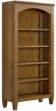 Elements International Portico Brown Oak Open Bookcase-0