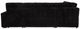 Coaster® Devonshire Black 3-Piece U-Shape Sleeper Sectional and Storage Chaise-3