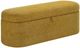 Crown Mark Philipa Gold Tweed Storage Bench-0