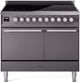Ilve® Professional Plus II 40" Graphite Matte Pro Style Induction Range-0