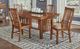 A-America® Laurelhurst Mission Oak Slatback Dining Side Chair-2