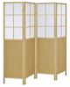 Coaster® Edwards Natural 4-Panel Room Divider Folding Shoji Screen-0