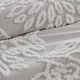 Olliix by Madison Park 3 Piece Grey/White Full/Queen Veronica Tufted Cotton Chenille Floral Duvet Cover Set-3