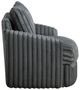 Homelegance® Tomball Dark Gray Swivel Accent Chair-3