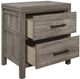Mazin Furniture Bainbridge Gray Nightstand-2