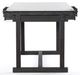 Magnolia Home by Joanna Gaines Dylan Coal/White 60" Rectangular Counter Table-3