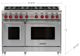 Wolf® 48" 8-Burners Stainless Steel Pro Style Liquid Propane Gas Range with Infrared Griddle -4