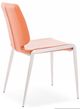 VIG Furniture Modrest Eileen 2-Piece Orange/White Dining Chair Set-3