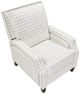 Homelegance® Berenson Off-White Manual Push Back Recliner-3