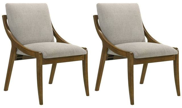 ACME Furniture Danzel 2-Piece Gray/Vintage Oak Side Chair Set-0
