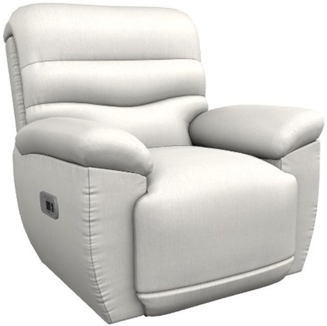 La-Z-Boy® Joshua Linen Power Rocking Recliner with Headrest-0
