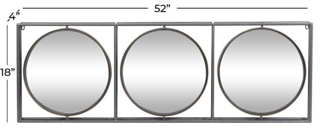 Deco Marche Gold Modern Wall Mirror-2