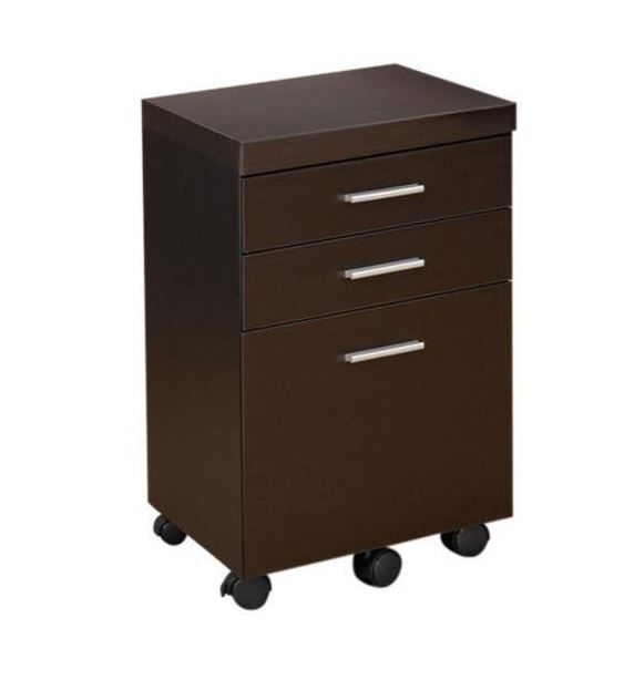 Coaster® Skylar Cappuccino Mobile Pedestal File Cabinet-2
