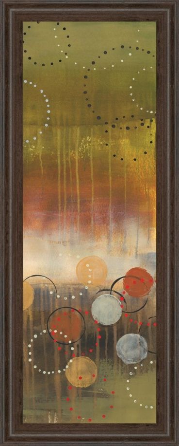 Classy Living Jeni Lee Circles In Green Panel Il Wall Art-0