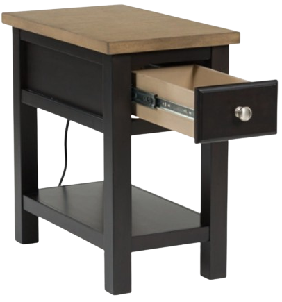 Drazmine Chairside End Table - Brown Drazmine Chairside End Table - Brown