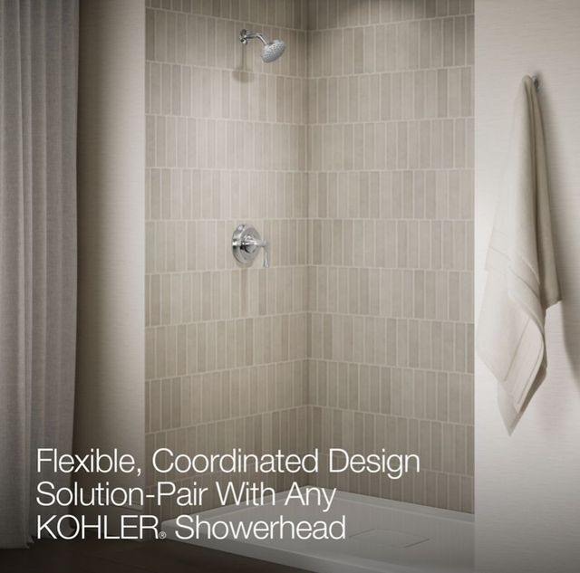 KOHLER® Buckley™ Rite-Temp® Polished Chrome Shower Trim Kit-4