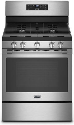 Maytag® 30" Fingerprint Resistant Stainless Steel Freestanding Gas Range with Air Fryer