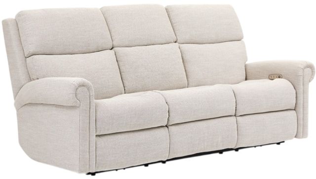 Flexsteel® Customizable Bernard Power Reclining Sofa with Console, Headrest and Lumbar-0