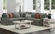 Elements International Avalanche 2-Piece Antique White Occasional Table Set-1