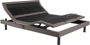 view of the Malouf® S755 Charcoal Queen Adjustable Base