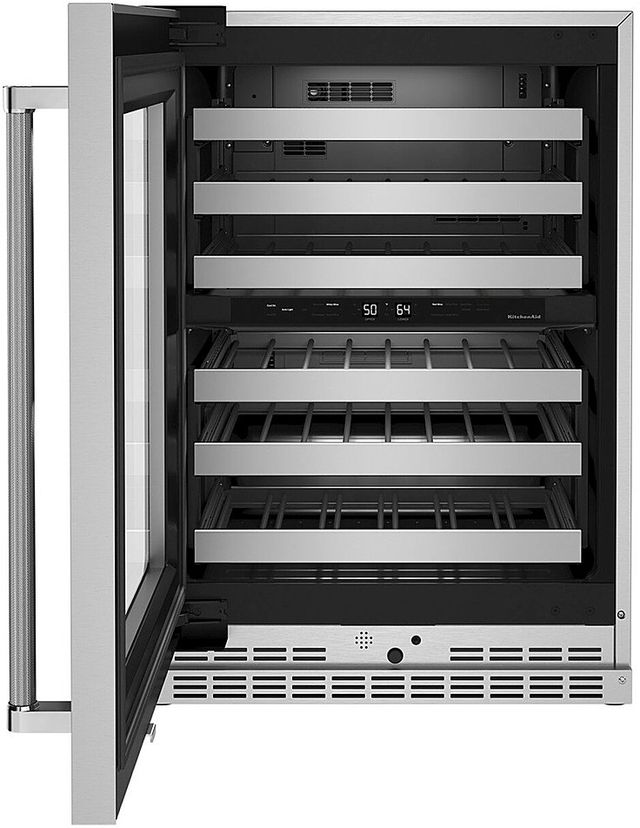 KitchenAid® 4.9 Cu. Ft. Stainless Steel Wine Cooler-1