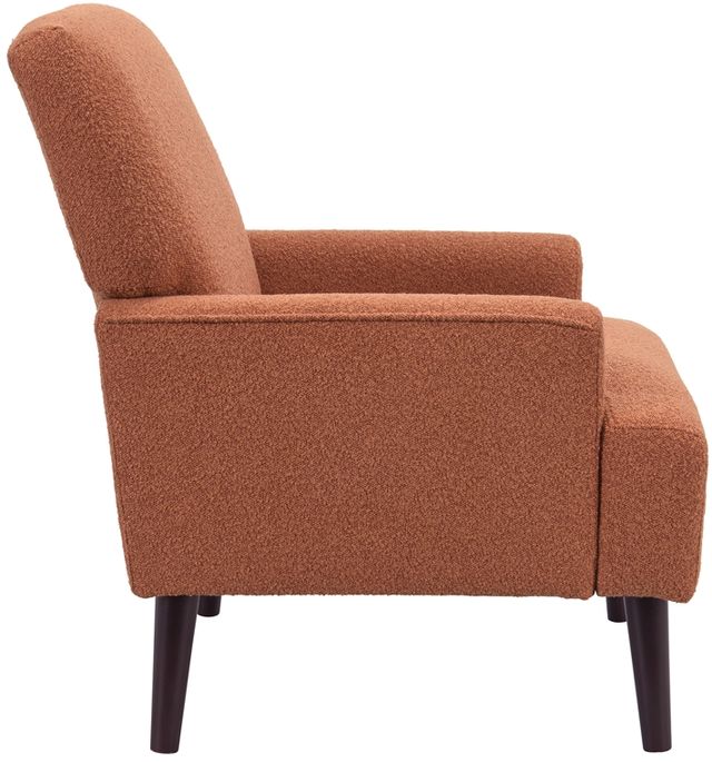 Elements International Kiwi Orange Accent Chair-4
