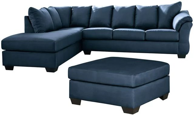 Signature Design by Ashley® Darcy 3-Piece Blue Living Room Set-0