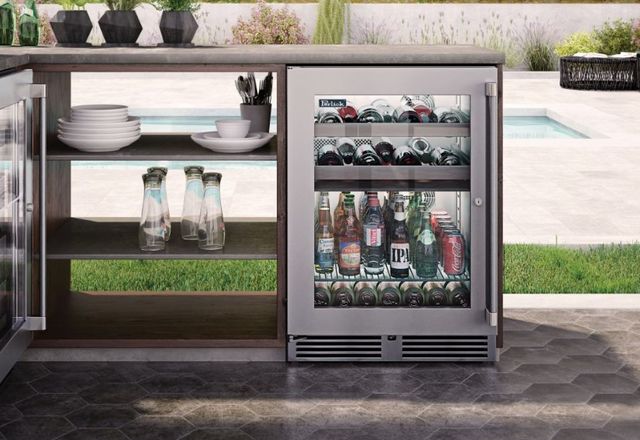 Perlick® Marine Signature Series Stainless Steel 24" Dual Zone Beverage Center-1