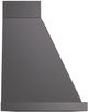 Ilve® Nostalgie II Noblesse 60" Graphite Matte Wall Mounted Range Hood with Burnished Trim-2