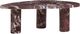 TOV Furniture Libby Red Levanto 36" Indoor/Outdoor Coffee Table-3