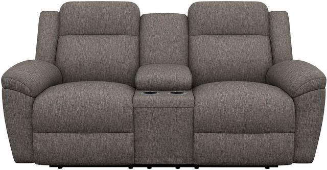 La-Z-Boy® Ava Onyx Manual Reclining Loveseat with Console-1